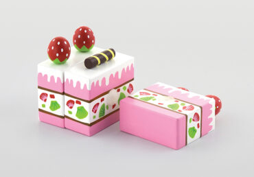 Детска ягодова торта -дървена играчка - Bellamie