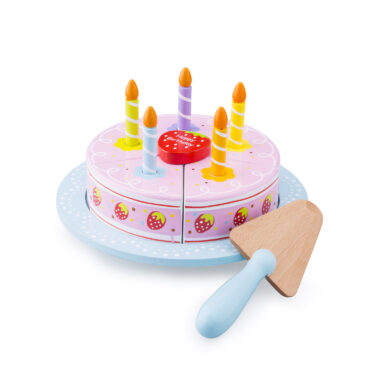 Дървена играчка - Ягодова торта от New classic toys-bellamiestore