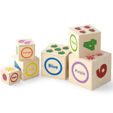 Дървени кубчета 6 броя от Viga toys-bellamiestore