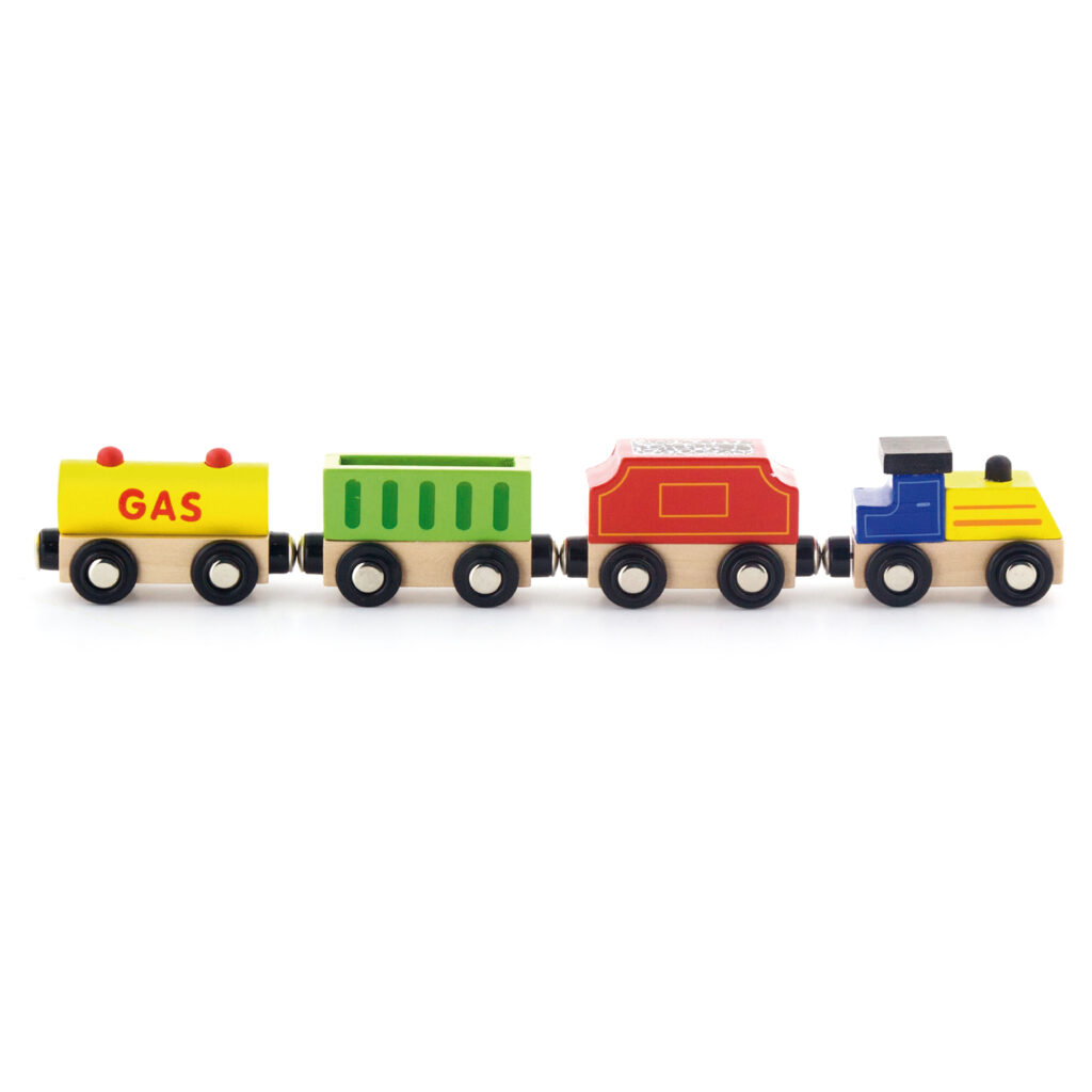 Детски дървен товарен влак-Viga-Bellamie