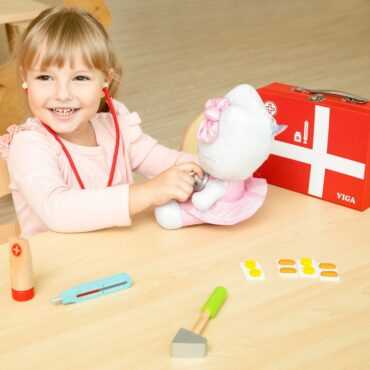 Детски докторски комплект- дървена играчка Viga toys-bellamiestore