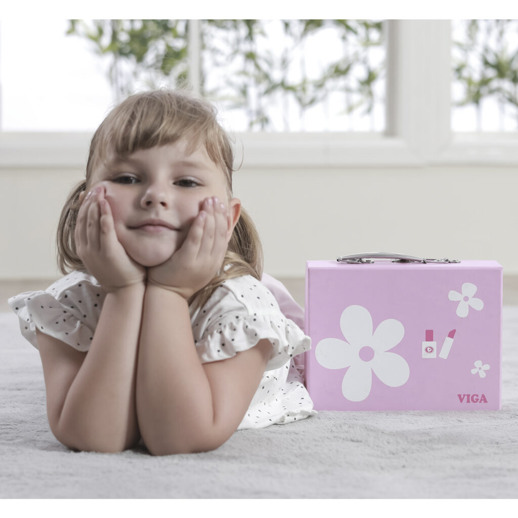 Детски козметичен комплект за разкрасяване - детски играчки за момичета-bellamiestore