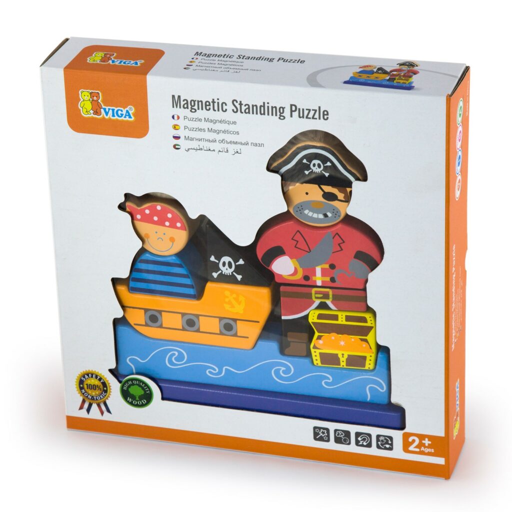 Съкровището на Пирата - детски 3Д пъзел от viga toys-bellamiestore