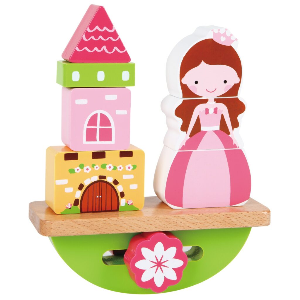 детски пъзел за баланс - Принцеса- дървена играчка-bellamie