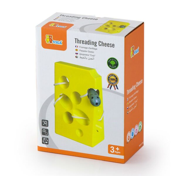 дървена играчка за нанизване - Сиренце- образователни играчки (1)-bellamie