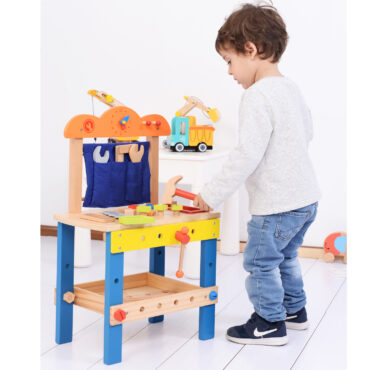 Дървена работилница с инструменти -детски играчки за момчета-bellamiestore