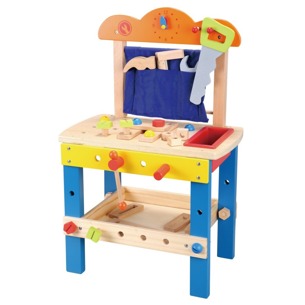 дървена работилница с инструменти - детски играчки за момчета(2)-bellamie