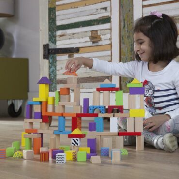 дървени конструктори от 100 части-детски играчки за момчета и момичета(2)- bellamie