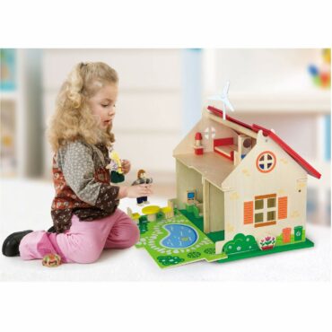 еко дървена къща за кукли-детски играчки за момичета(2)-bellamie