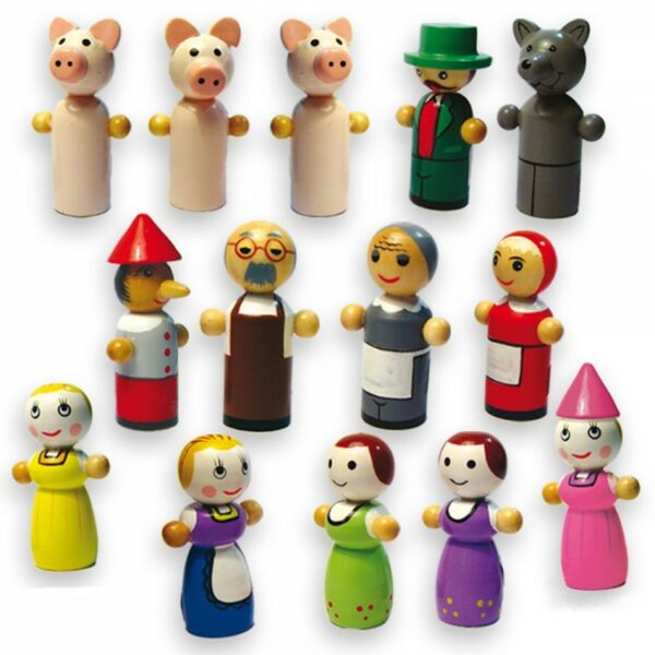 Дървен магнитен театър-образователни играчки-ролеви игри(1)-bellamie