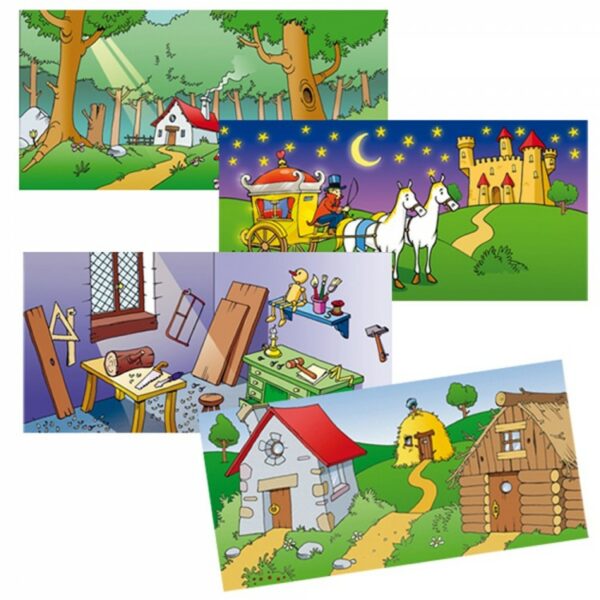 Дървен магнитен театър-образователни играчки-ролеви игри(2)-bellamie