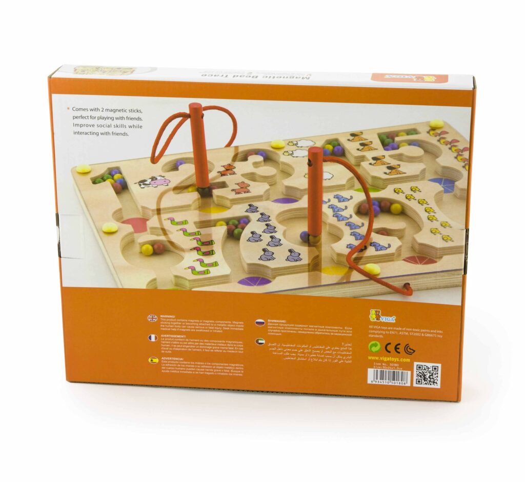 магнитна дъска с числа-дървена играчка-образователни играчки-bellamie