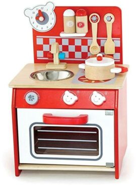 малка червена детска дървена кухня-дървена играчка(2)-bellamie