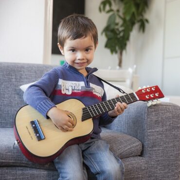 Класическа дървена китара-детски музикални инструменти(1)-Bellamiestore