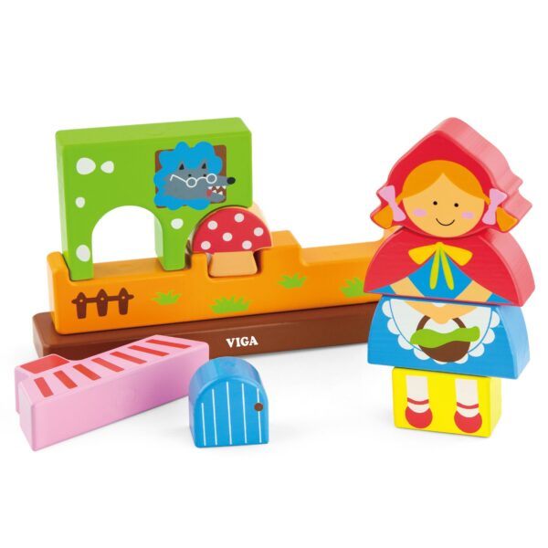 Детски пъзел Червената шапчица-3D-Viga toys-bellamiestore
