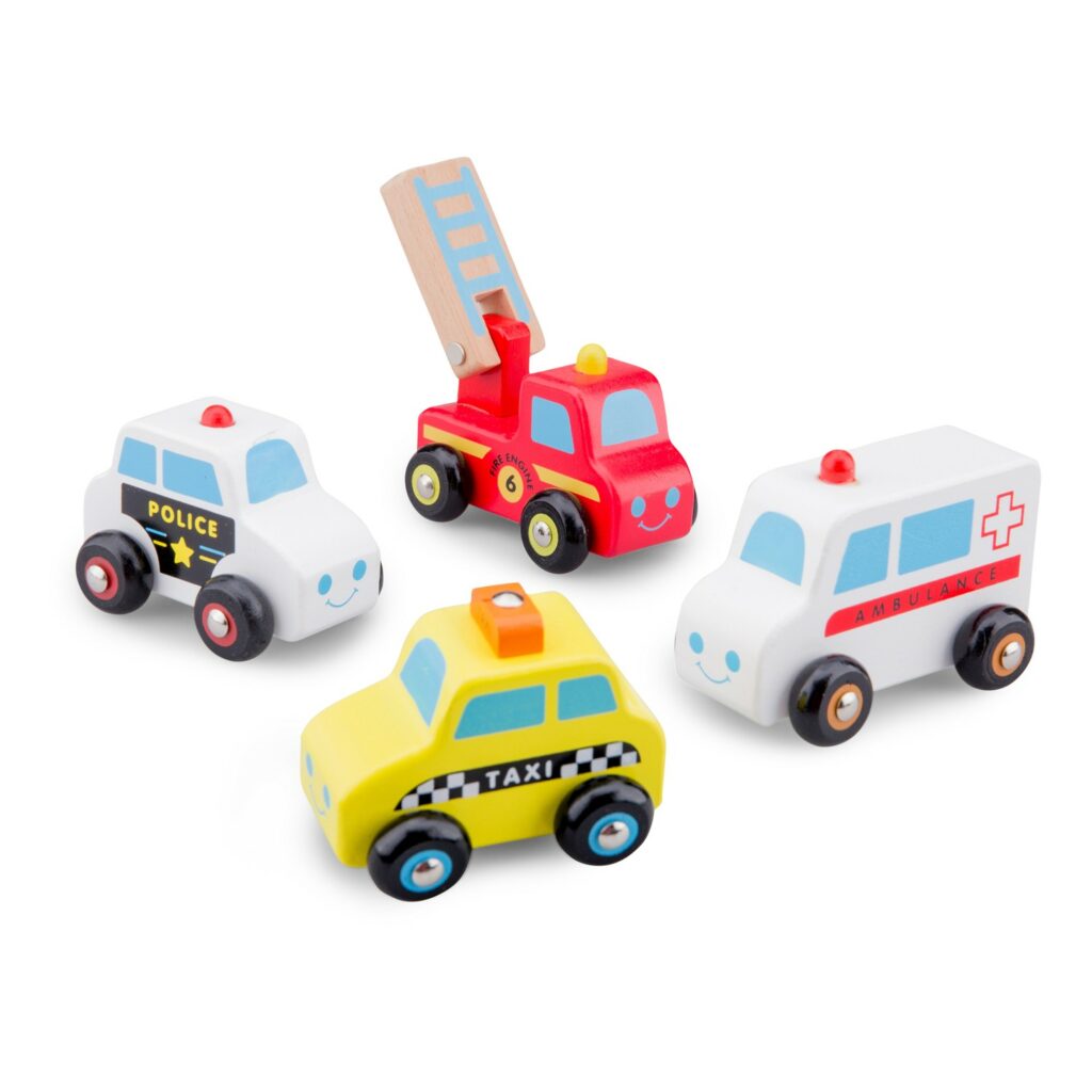 дървена играчка-градски автомобили-детски играчки за момчета-bellamiestore