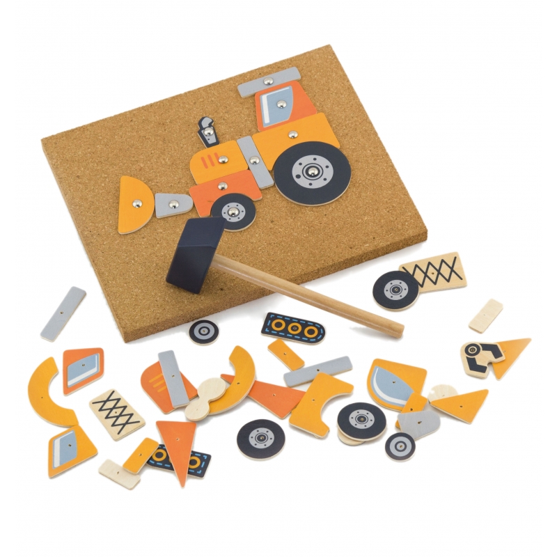 дървена играчка - Направи си кола-детски играчки за момчета(1)-bellamiestore