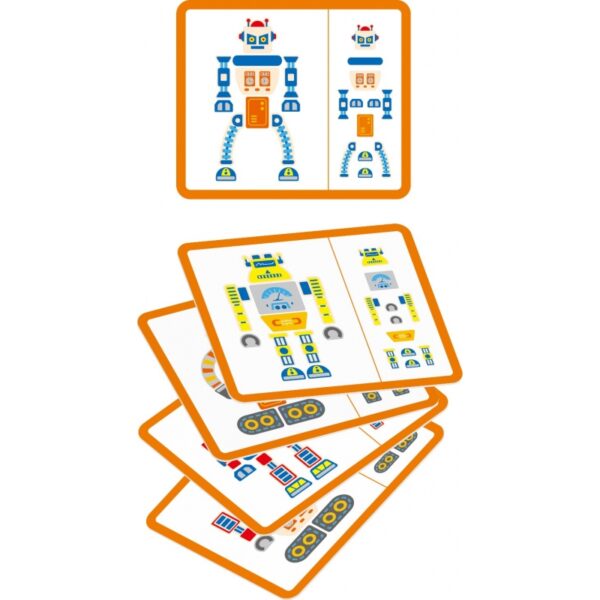 Дървена играчка - Направи си робот-детски играчки за момчета(1)-bellamiestore