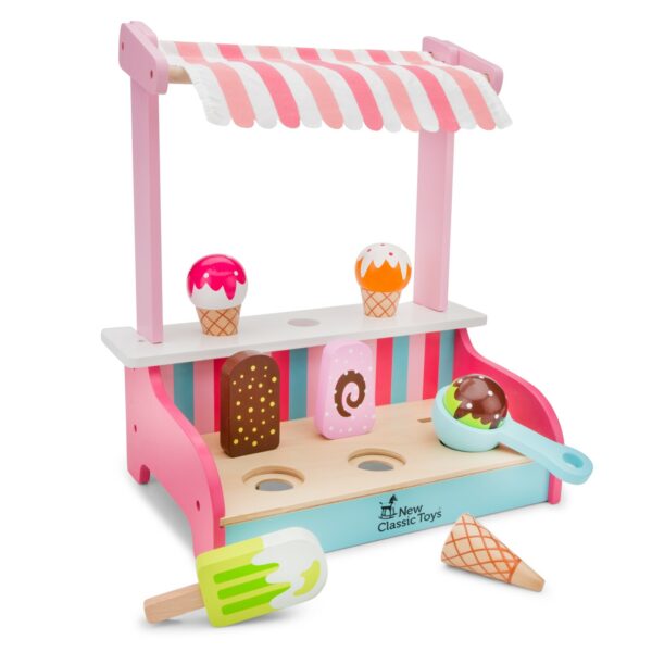 Магазин за сладолед- дървена играчка New classic toys-bellamiestore