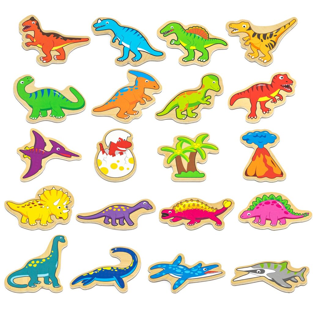 Магнитни динозаврМагнитни динозаври-дървени образователни играчки-bellamiestoreи-дървени образователни играчки-bellamiestore