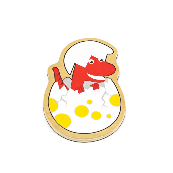 Магнитни динозаври-дървени образователни играчки-bellamiestore