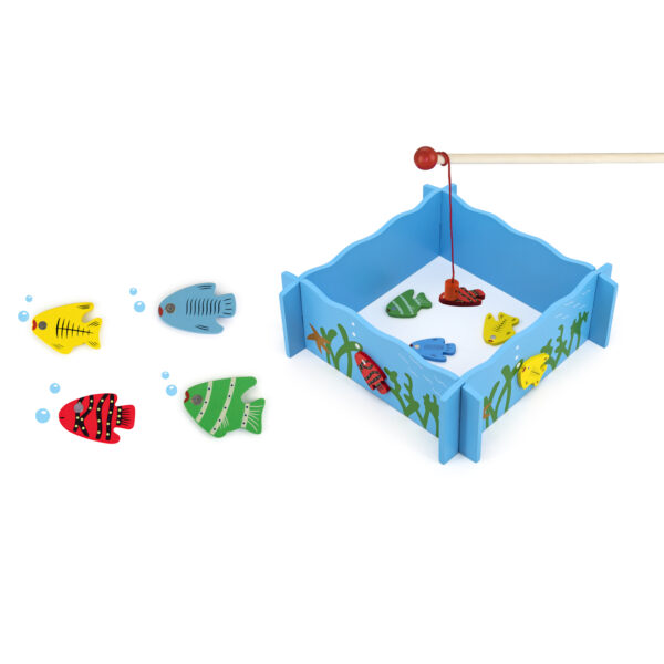 Образователна игра Готови на риболов - дървена играчка от Viga toys-bellamiestore
