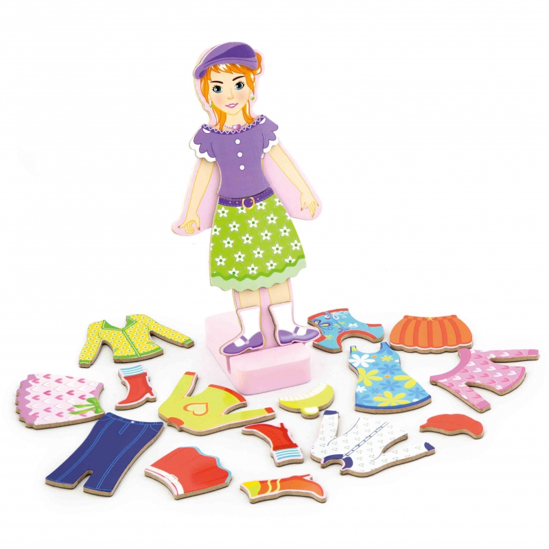 Образователни играчки-Облечи момичето-детски играчки-bellamiestore