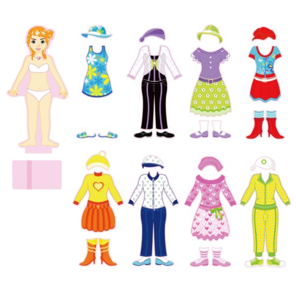 Образователни играчки-Облечи момичето-детски играчки-bellamiestore