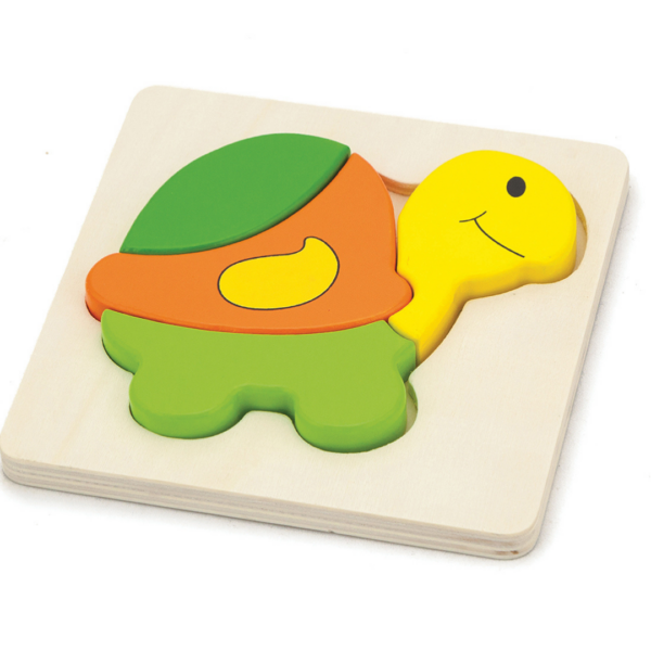 Детски дървен пъзел Костенурка-Viga toys-Bellamie