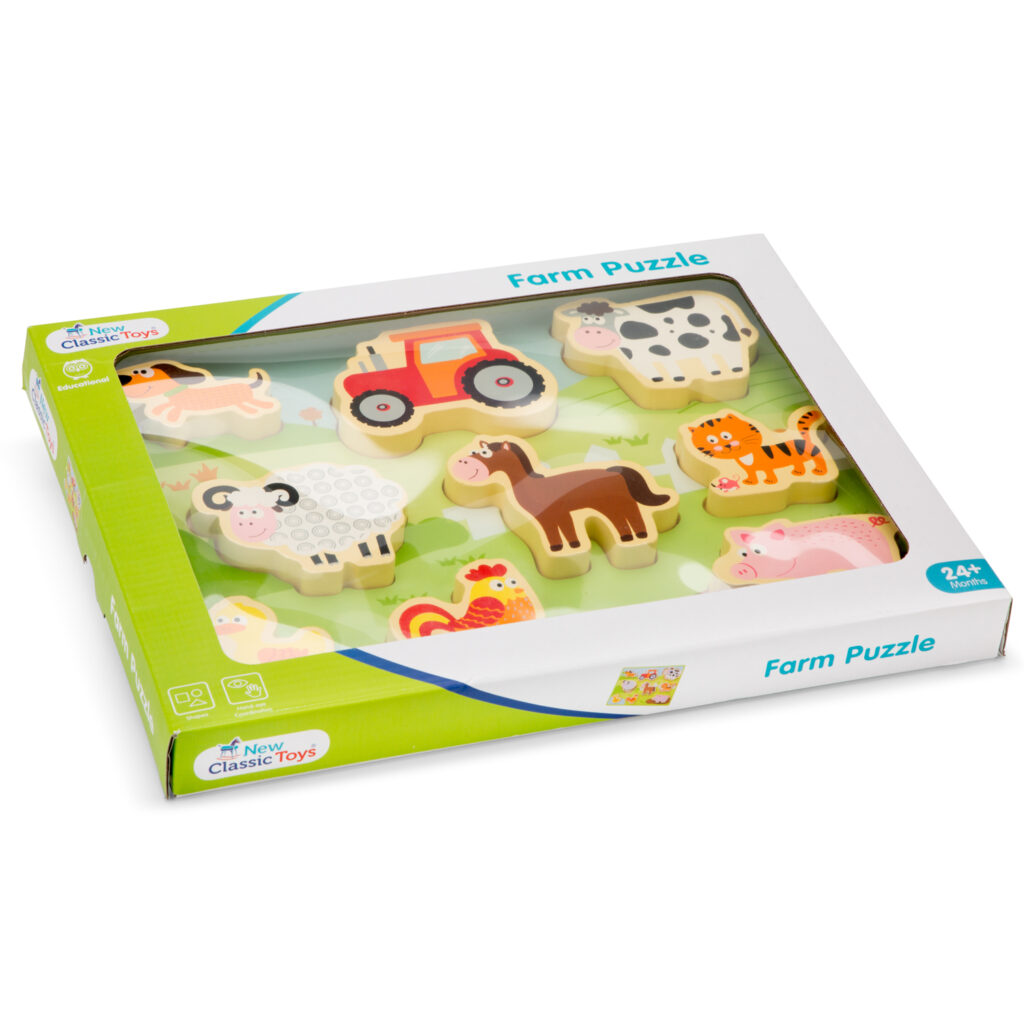 детски пъзел Живота в Фермата от New classic toys- дървени играчки(2)-bellamie