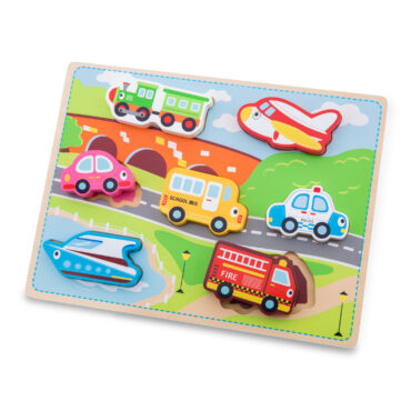 Детски пъзел-Света на транспорта-New clasic toys-Bellamie