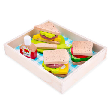 Дървена играчка - кутия за сандвичи от New classic toys-bellamiestore