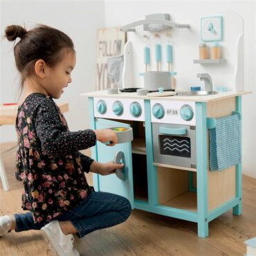 Детска дървена кухня в синьо-лукс-дървена играчка(1)-bellamie
