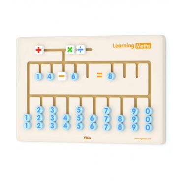 Образователна игра за стена Да научим лено математиката от Viga Toys-bellamiestore