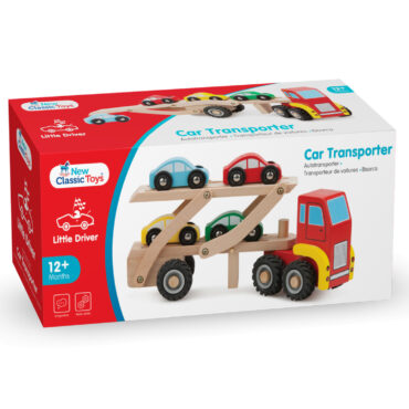 Детски играчки за момчета - Камион автовоз с четири коли(3)-bellamie