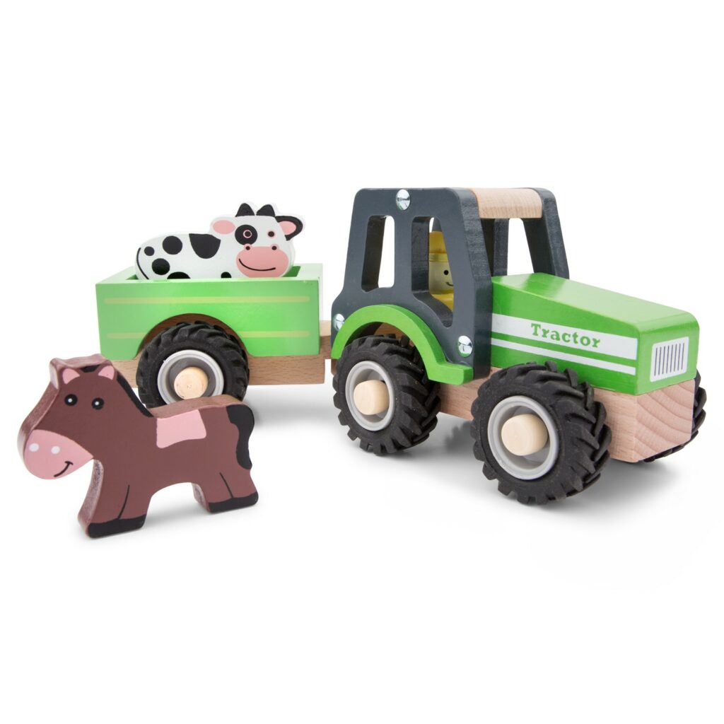 Детски играчки за момчета- Трактор с ремарке и животните от фермата(1)-bellamie