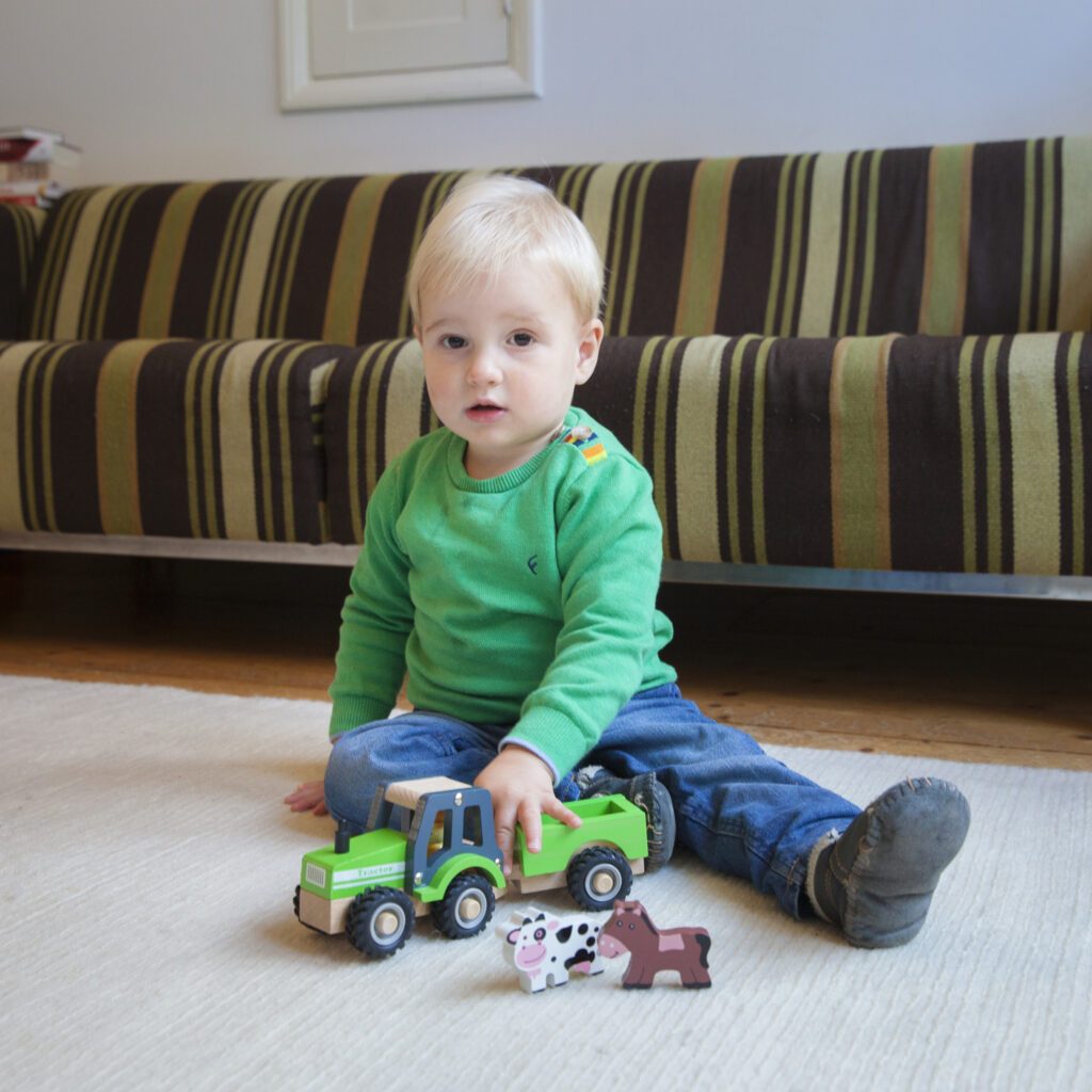 Детски играчки за момчета- Трактор с ремарке и животните от фермата(2)-bellamie
