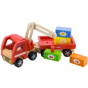 Детски товарен камион с контейнери Viga toys-bellamiestore