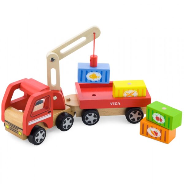 Детски товарен камион с контейнери Viga toys-bellamiestore
