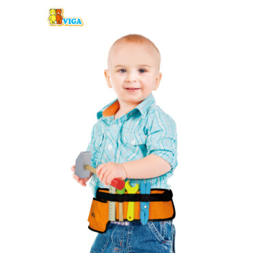 Комплект колан с детски инструменти - 10 бр- Детски дървени играчки-bellamiestore