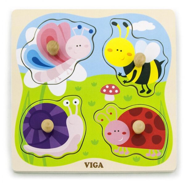 Viga toys Детски пъеел с дръжки Малките насекоми-bellamiestore