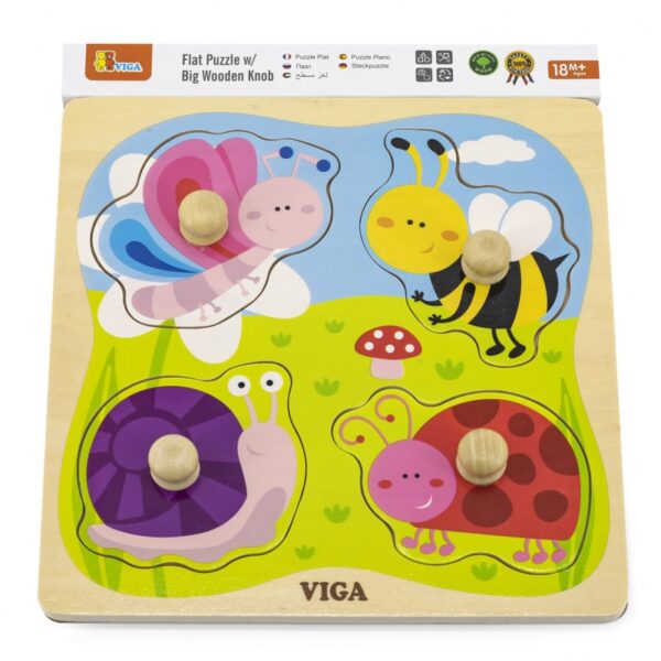 Viga toys Детски пъеел с дръжки Малките насекоми-bellamiestore