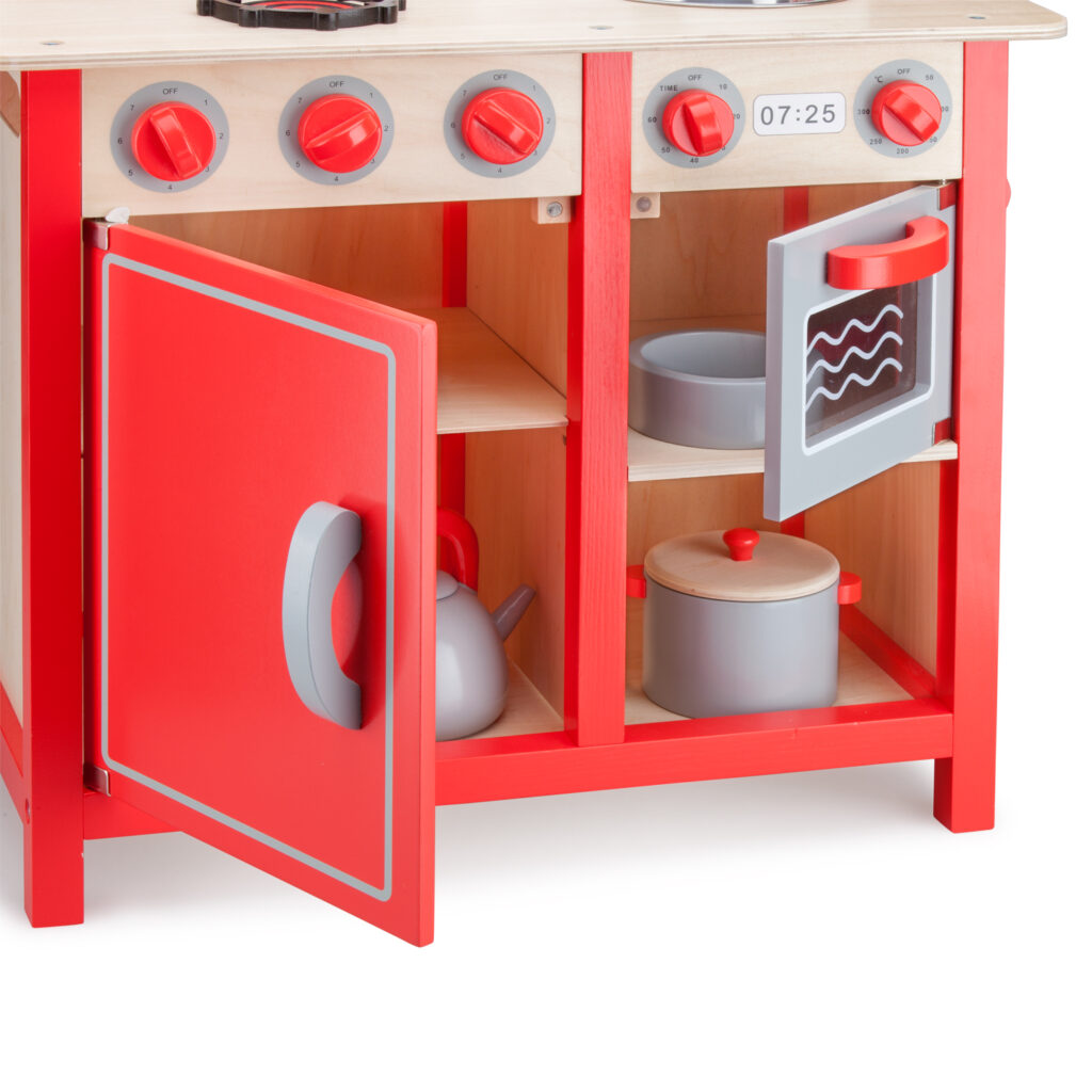 детска дървена кухня в червено-лукс-дървена играчка(2)-bellamie