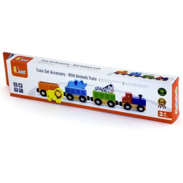 детски дървен влак - дивите животни-дървена играчка(2)-bellamie