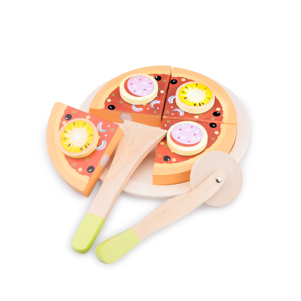 дървена пица за рязане-аксесоар за детска дървена кухня-дървена играчка(1)-bellamie