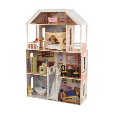 Детска дървена къща за кукли Савана от Kidkraft(6)-bellamie