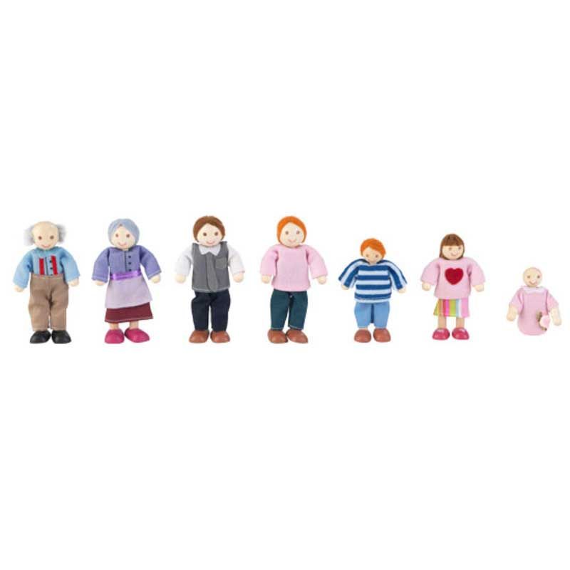 Семейство кукли за игра - дървена играчка за къща за кукли от Kidkraft(2)-bellamie