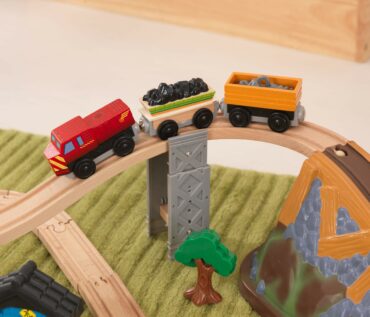 Детски дървен влак- Да копаем в мината от KidKraft-детски играчки за момчета(8)-bellamie