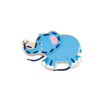Слон от Комплект Дивите животни на връзки-образователни играчки-bellamie