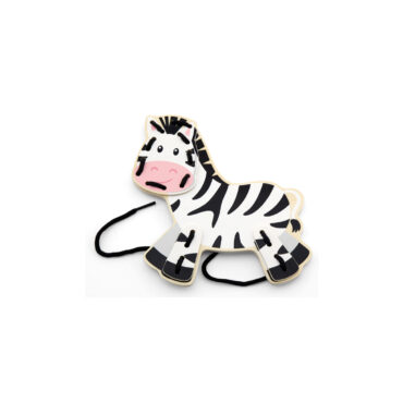 Зебра от Комплект Дивите животни на връзки-образователни играчки-bellamie